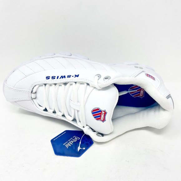 K Swiss ST329 Heritage White Classic Blue Ribbon - Picture 4 of 5